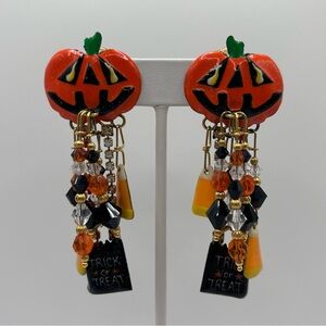 Lunch at the Ritz “Trick or Treat” Earrings 1997